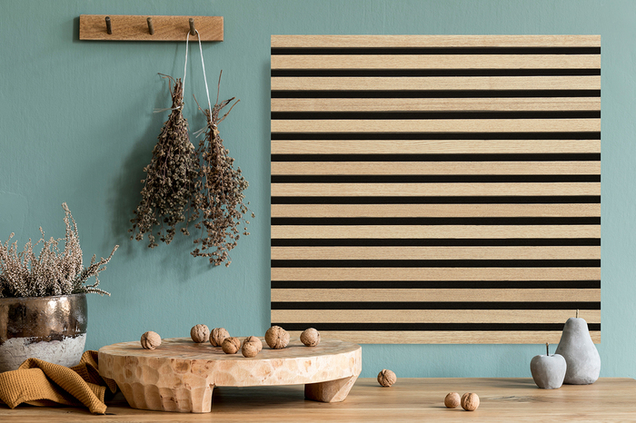 Akustikpanel Square Ash 22 x 520 x 520 mm 2-pack Fibrotech